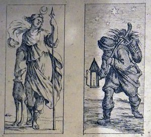 17e-eeuwse tarotkaarten door Giuseppe Maria Mitelli door Giuseppe Maria Mitelli