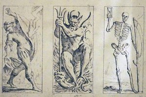 17e Eeuwse tarotkaarten door Giuseppe Maria Mitelli door Giuseppe Maria Mitelli