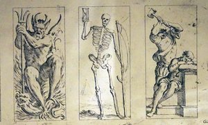 17e-eeuwse tarotkaarten door Giuseppe Maria Mitelli