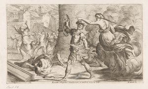 Geest van Creüsa verschijnt aan Aeneas