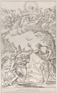 Plaat 8: de doop van Christus door Giuseppe Maria Mitelli