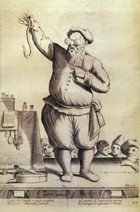 Zwervende handelaren - De Ciarlatano door Giuseppe Maria Mitelli