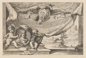 Ode aan kunstenaar Guercino door Giuseppe Maria Roli
