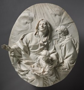 Opvoeding van de Maagd, c.1700 door Giuseppe Mazzuoli