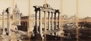 Uitzicht op het Romeinse Forum
