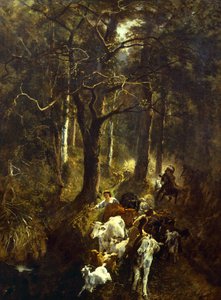 Weiden in Fontainebleau, door Giuseppe Palizzi