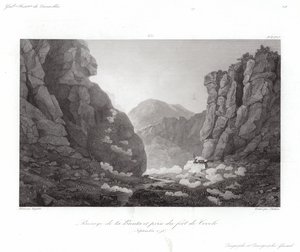 Oversteek van de Brenta door Giuseppe Pietro Bagetti
