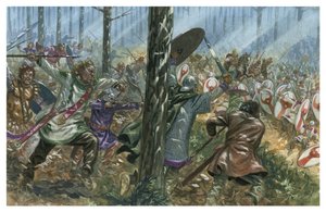 Bagaudae hinderlaag tegen een Romeinse legioen in Gallië