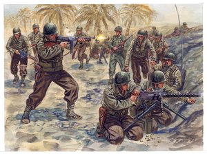 Tweede Wereldoorlog, Tunesië Campagne: Amerikaanse Infanterie Offensief in de Slag om Tunesië