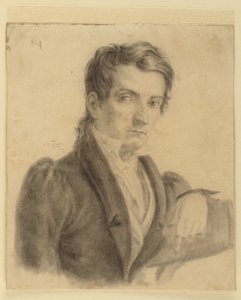 Portret van een jonge man door Giuseppe Sabatelli