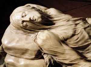 De Gesluierde Christus door Giuseppe Sanmartino