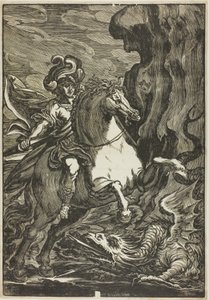 Sint Joris en de Draak door Giuseppe Scolari