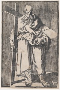 Sint Filippus met een boek en een kruis door Giuseppe Scolari