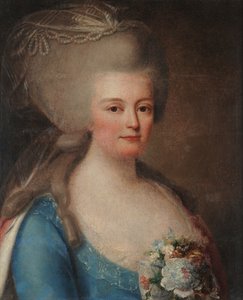 Portret van prinses Maria Francisca Benedita door Giuseppe Troni