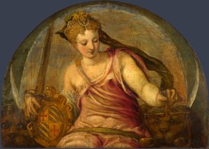 Rechtvaardigheid door Giuseppe della Porta Salviati
