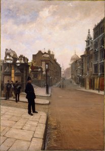 Een zondag in Londen door Giuseppe or Joseph de Nittis