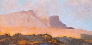 Fumarole van de Vesuvius, circa 1871 door Giuseppe or Joseph de Nittis