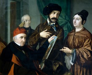 In het atelier van de schilder