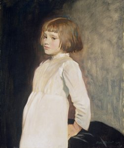 Gabrielle Cross, het nichtje van de kunstenaar, 1919