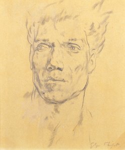 Hoofd van een Man, ca. 1920 door Glyn Warren Philpot