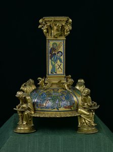 Basis van het kruis van St. Bertin, van de Abbaye Saint-Bertin