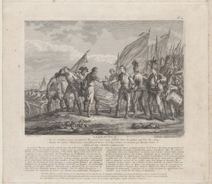 Saratoga 17 oktober 1777 door Godefroy