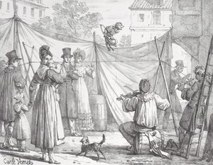 De aap en de luipaard De aap door Godefroy Engelmann