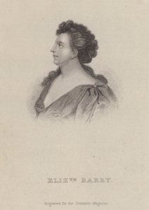 Elizabeth Barry, Engelse actrice (gravure)