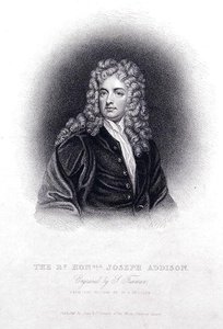De Rt Hon Joseph Addison door Godfrey (after) Kneller