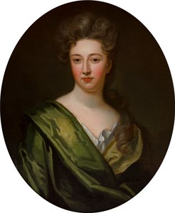 Portret van Lady Diana Feilding door Godfrey (studio of) Kneller