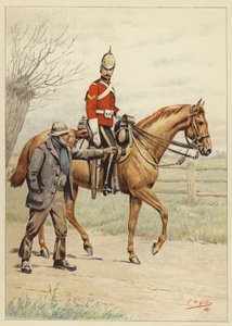 1e (Royal) Dragonders door Godfrey Douglas Giles