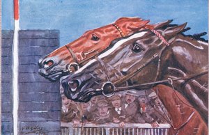 Droom van de bankier, uit Gedichten van Adam Lindsay Gordon gepubliceerd door T. N. Foulis, 1912
