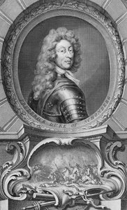 Frederik, Hertog van Schomberg (1615-90) gegraveerd door Jacobus Houbraken (1698-1780)