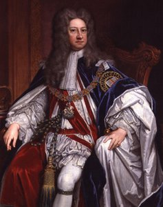Koning George I door Godfrey Kneller