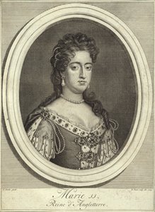 Portret van Koningin Mary II van Engeland, Schotland en Ierland door Godfrey Kneller