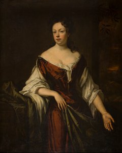 Portret van een dame door Godfrey Kneller