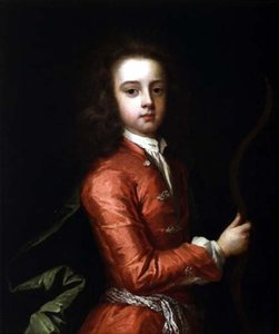 Portret van een jongen, vermoedelijk de hertog van Gloucester, met een boog
