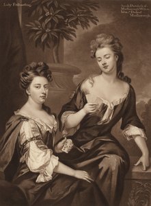 Sarah Hertogin van Marlborough en Lady Fitzharding door Godfrey Kneller
