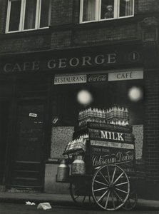 Straatscène in Londen jaren 1950