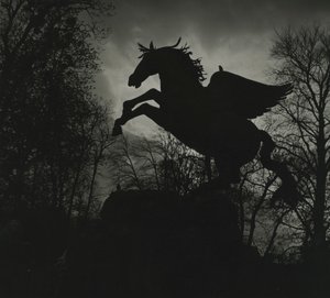 Pegasus-standbeeld in de Mirabell-tuinen