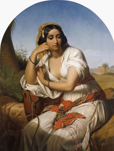Een Bedoeïenenvrouw, 1848