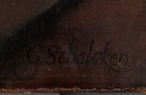Zelfportret (detail), voor 1706