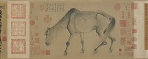 Jun Gu een edel paard door Gong Kai