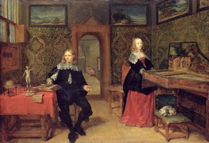 De Jonge Geleerde en zijn Vrouw, 1640