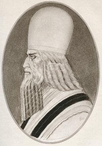 Zoroaster, ook bekend als Zarathustra, Zarathushtra Spitama of Ashu Zarathushtra, uit Levensbiografieën van Religieuze Leiders door Gordon Ross