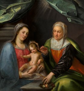 Maagd en kind met Sint-Anne