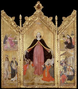 Drieluik van de Madonna van Barmhartigheid door Gottardo Scotti