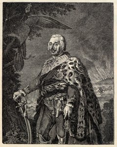 Generaal Hans Joachim von Zieten 1699-1786 door Gottfried Daniel Berger