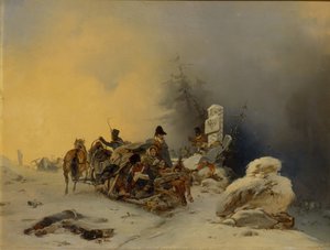 De terugtrekking van de Franse troepen uit Rusland, 1846