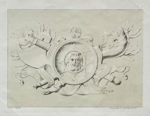 Receuil dessais lithographiques: Un trophee door Gottfried or Godefroy Engelmann